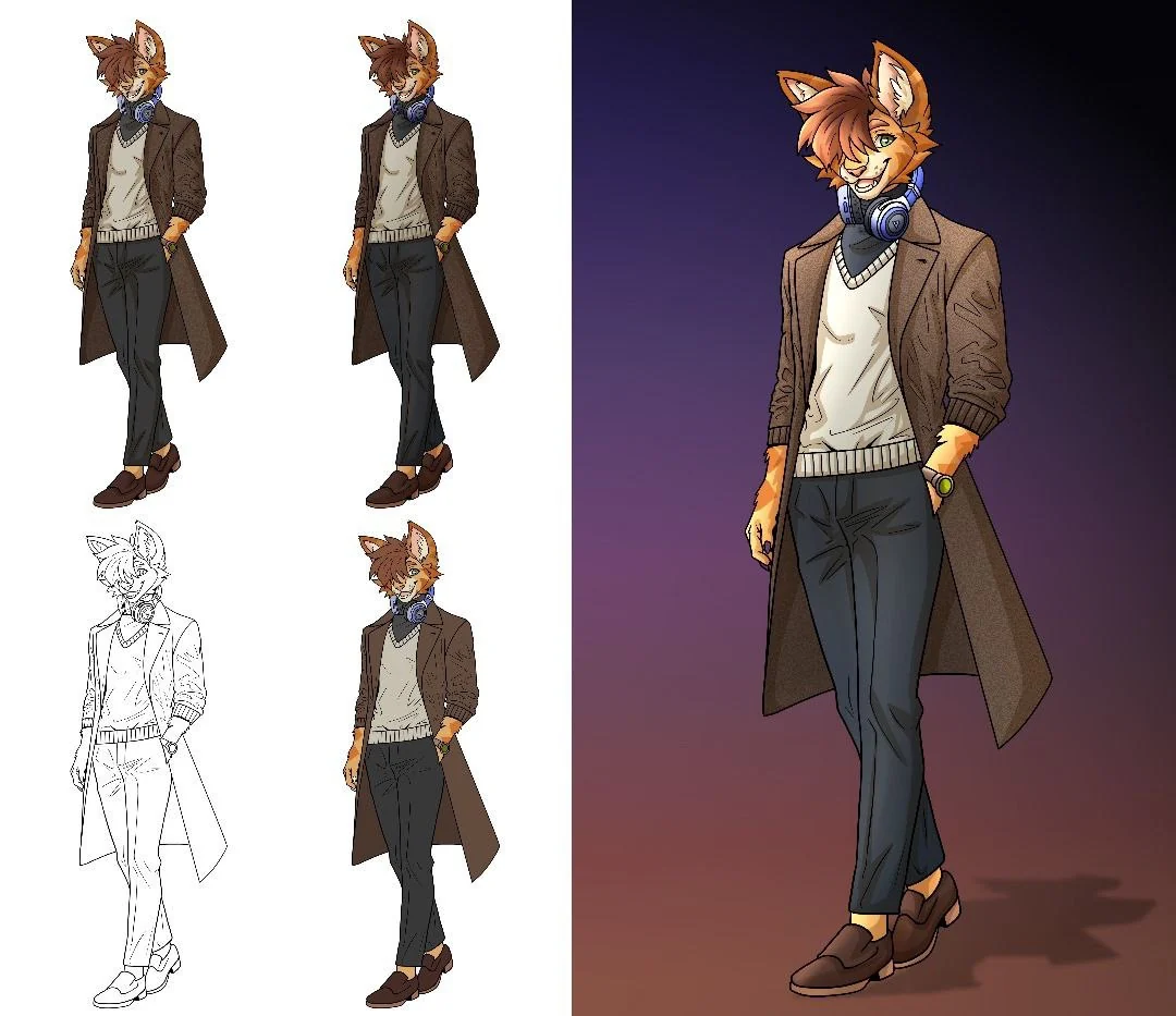 City Fox — Streetwear Character — artwork 1