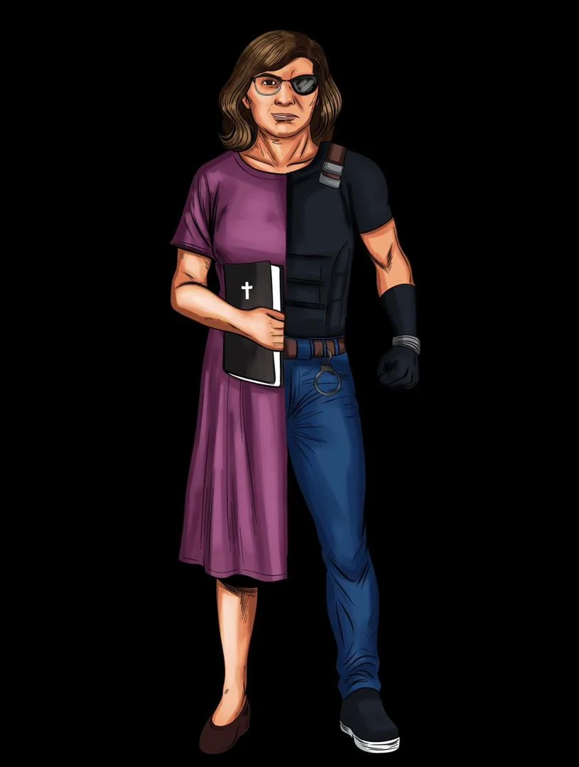 Dual Identity — Character Concept — artwork 2
