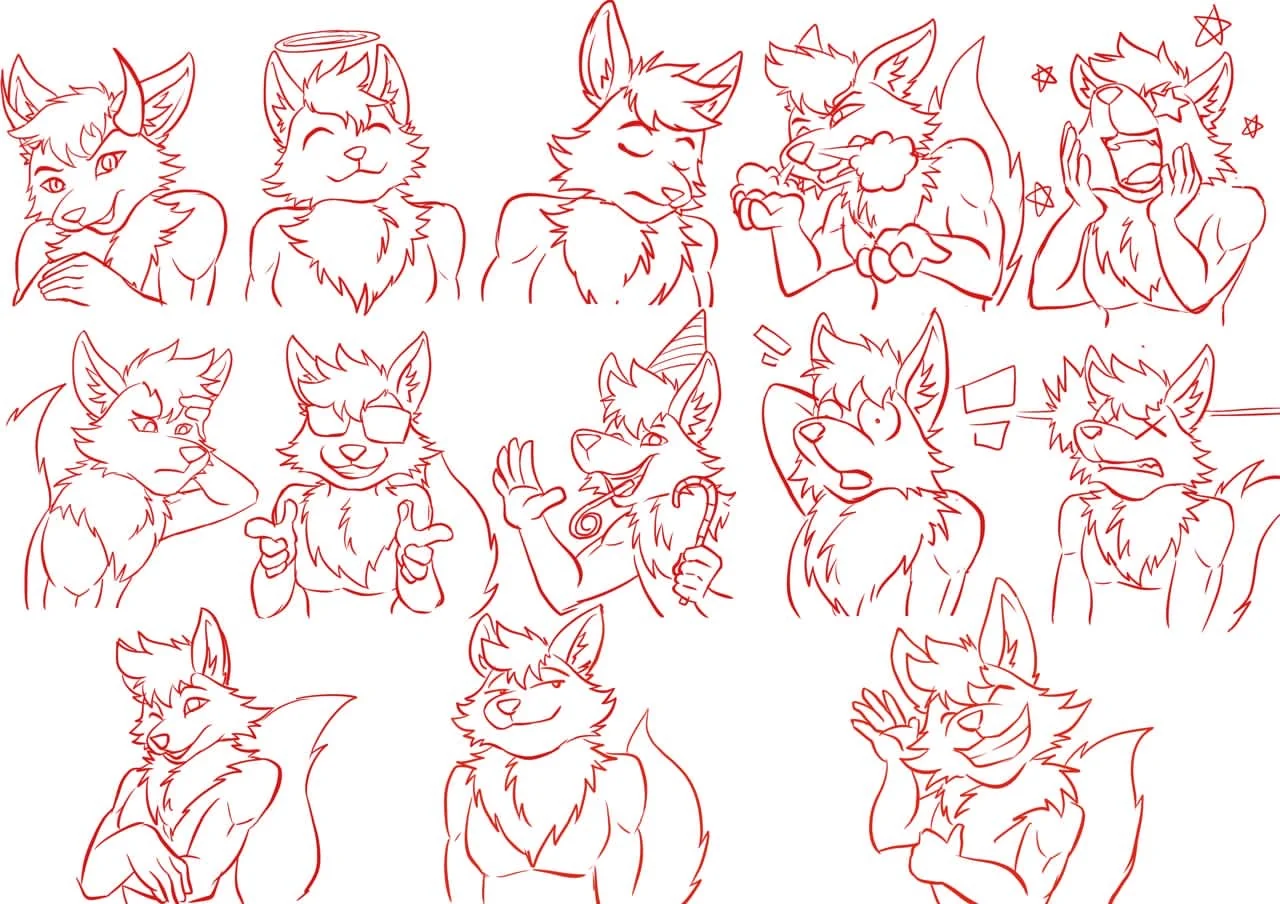 Seno — Expressive Sticker Set — artwork 1