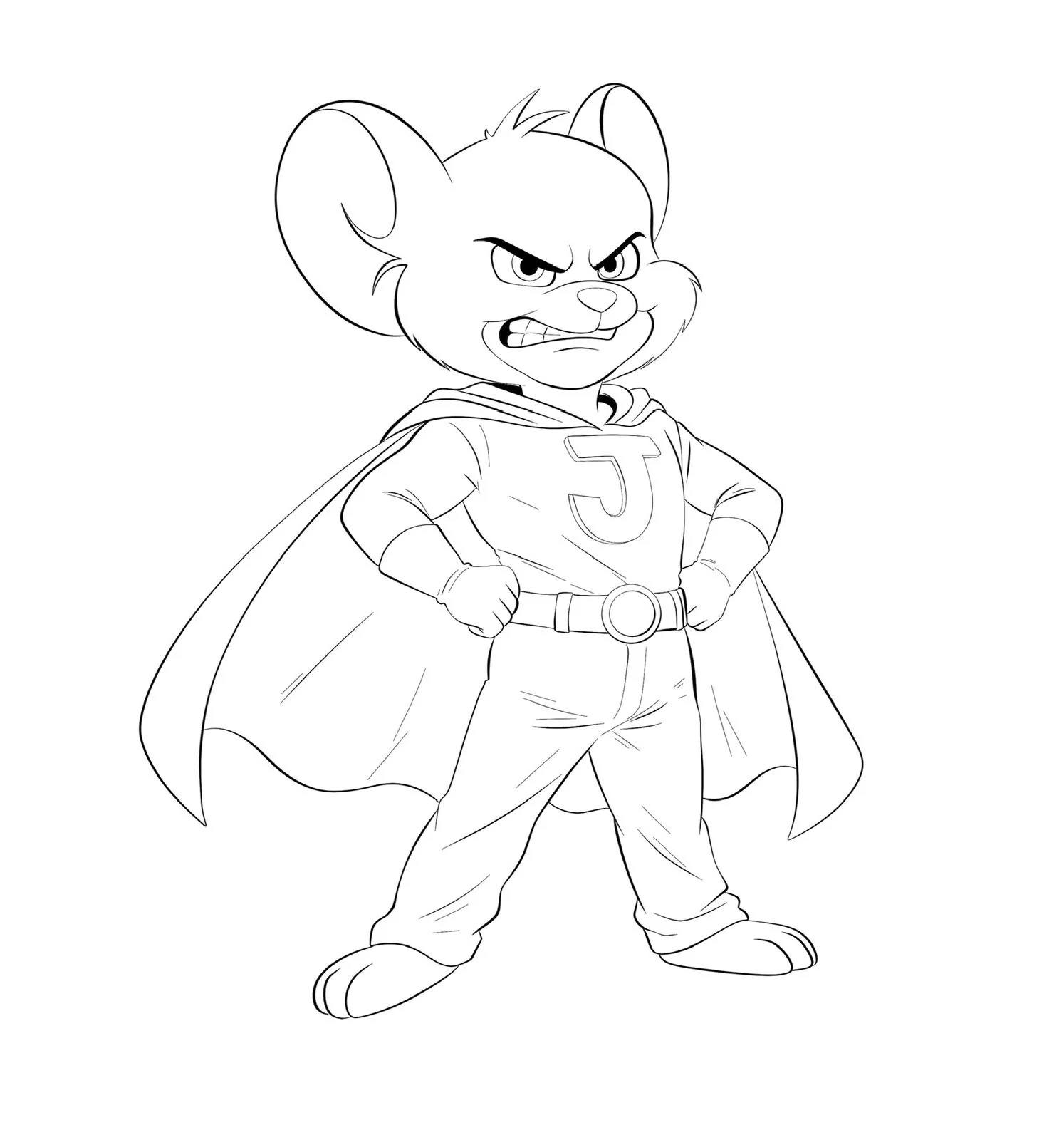 Super Mouse — Character Expressions — artwork 2