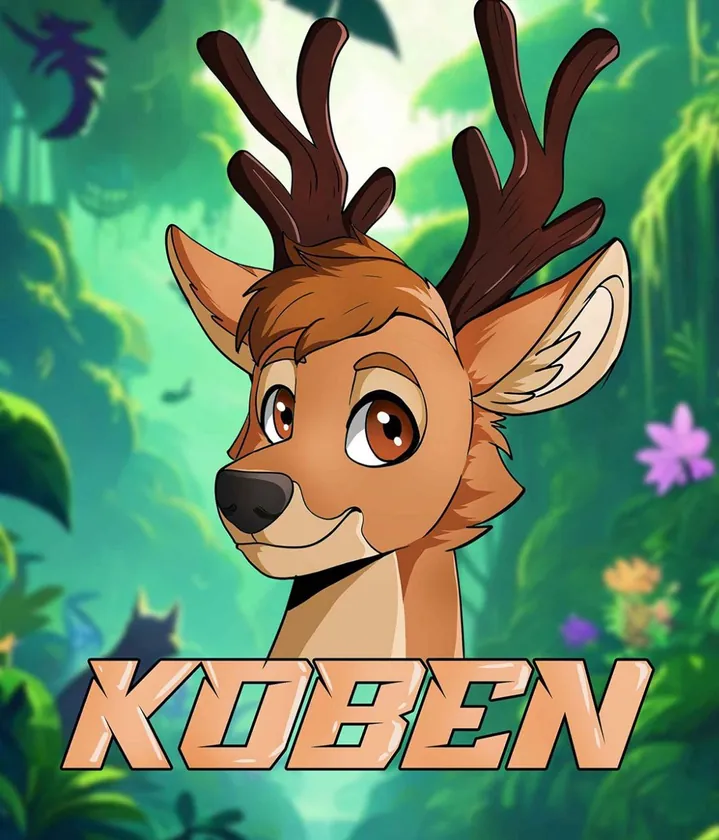 Koben — Deer Mascot — original ABARTS artwork
