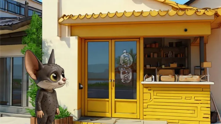 The Little Bakery — Scene Studies original ABARTS illustration